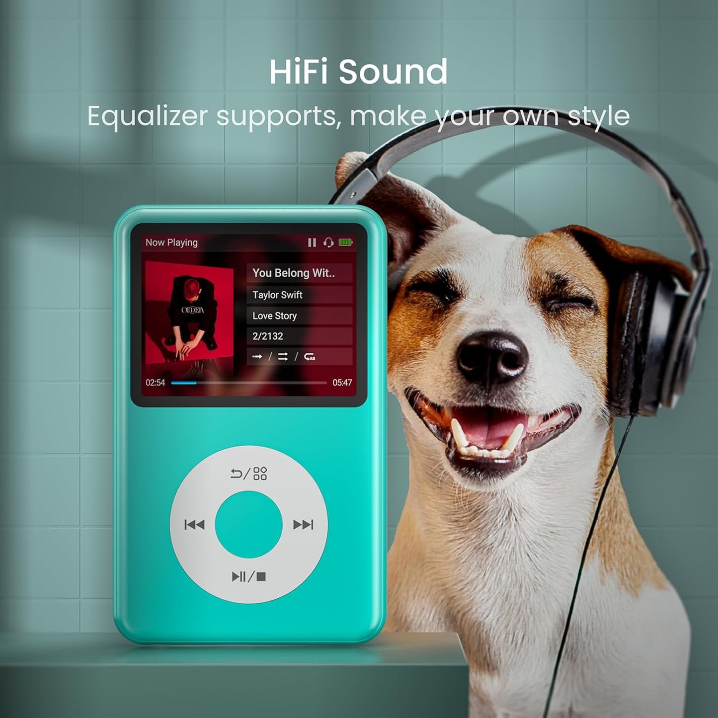 MP3 Player with Bluetooth Y1 128GB Video EBOOK Green
