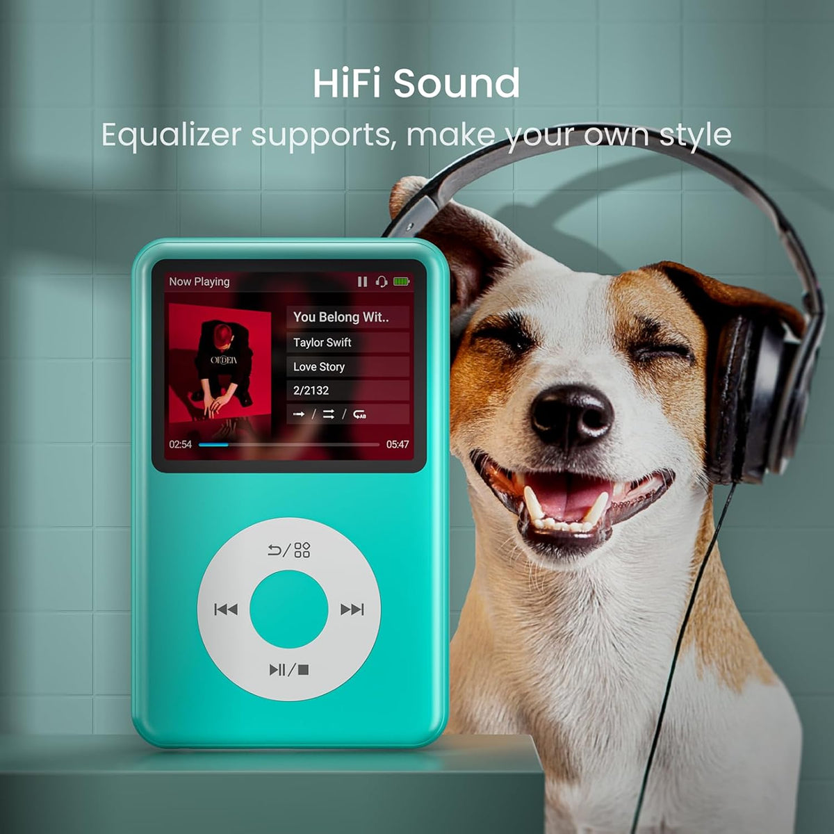 MP3 Player with Bluetooth Y1 128GB Video EBOOK Green
