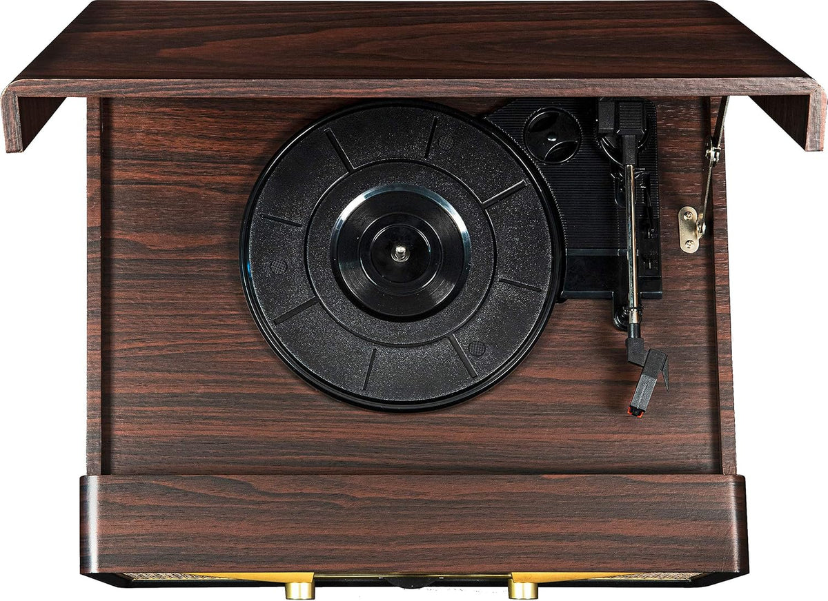 CR7016A-MA Rhapsody 7-In-1 Record Player, Mahogany